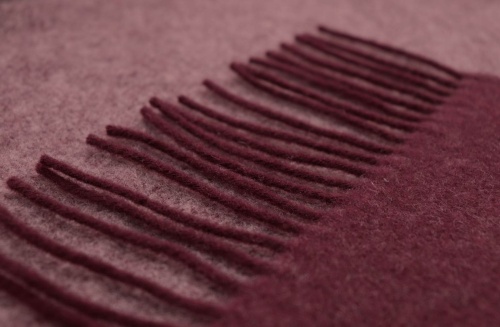Плед Biederlack DARK VELVET (809551) bordeaux-parfait 130х170 Артикул: 79258 DolceNoce фото 4