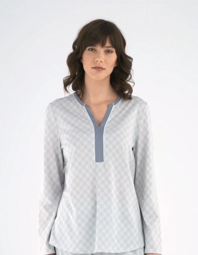Костюм-пижама Rosch EVERYDAY GREY MINICHECK 1213350.11913-1213355.14709