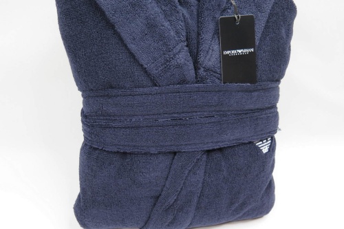 Халат женский Emporio Armani ELISE dark blue синий фото 7