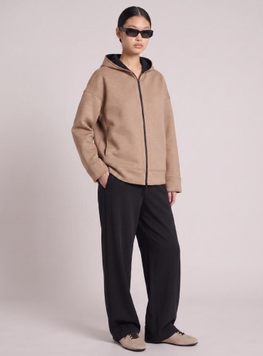 Куртка Max Mara Leisure FINIRE бежево-черная фото 4