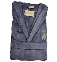 Халат Mastro Raphael API 8B grey blue синий