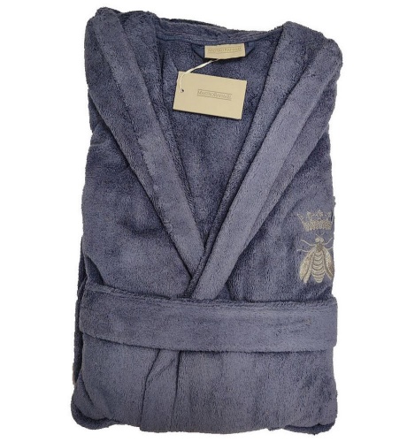 Халат Mastro Raphael API 8B grey blue синий