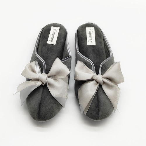Тапочки Jaimies NATHALIE mule nina grey серые Тапочки Jaimies NATHALIE mule nina grey серые