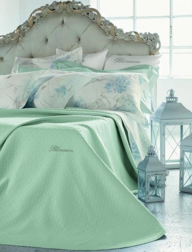 Покрывало Blumarine LORY 270x265 морская волна Италия Артикул: 94237 DolceNoce фото 3 Покрывало Blumarine LORY 270x265 морская волна Артикул: 94237 DolceNoce фото 3