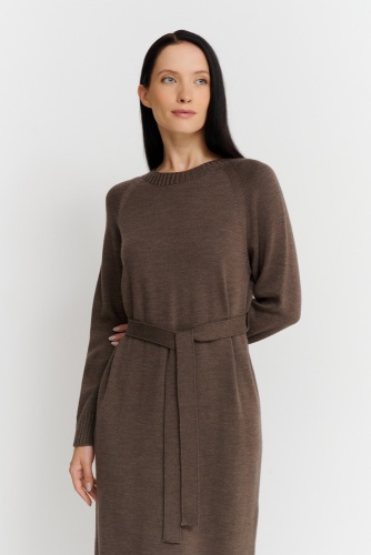 Платье Max Mara Leisure SCRIVIA коричневое фото 4