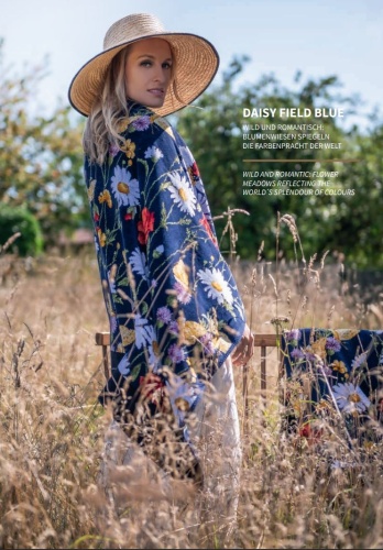Набор полотенец Feiler DAISY FIELD BLUE 228-blackblue Артикул: 85822 DolceNoce