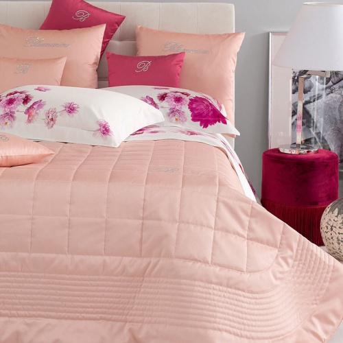 Покрывало Blumarine BLU VELVET 270х270 персиковое 18 peach Артикул: 94161 DolceNoce