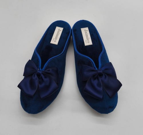 Тапочки Jaimies NATHALIE mule classic blue синие Тапочки Jaimies NATHALIE mule classic blue синие